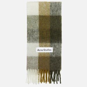Acne Studios Multicolor Checkered Scarf